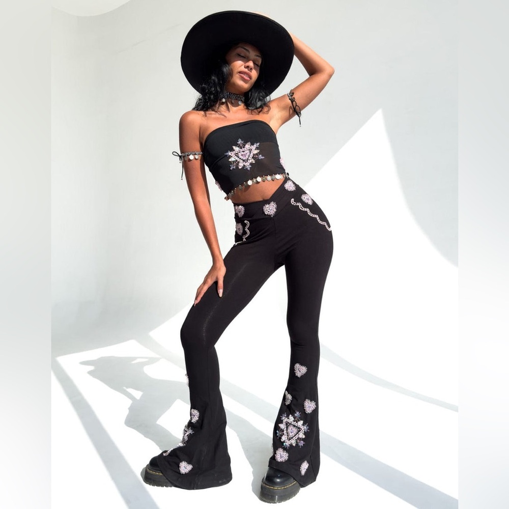 Herpony Festival Chakra Bell Bottoms